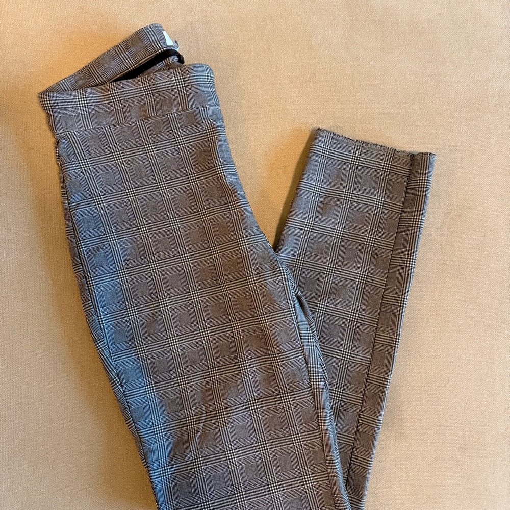 Kenar Black and White Checkered Pants
